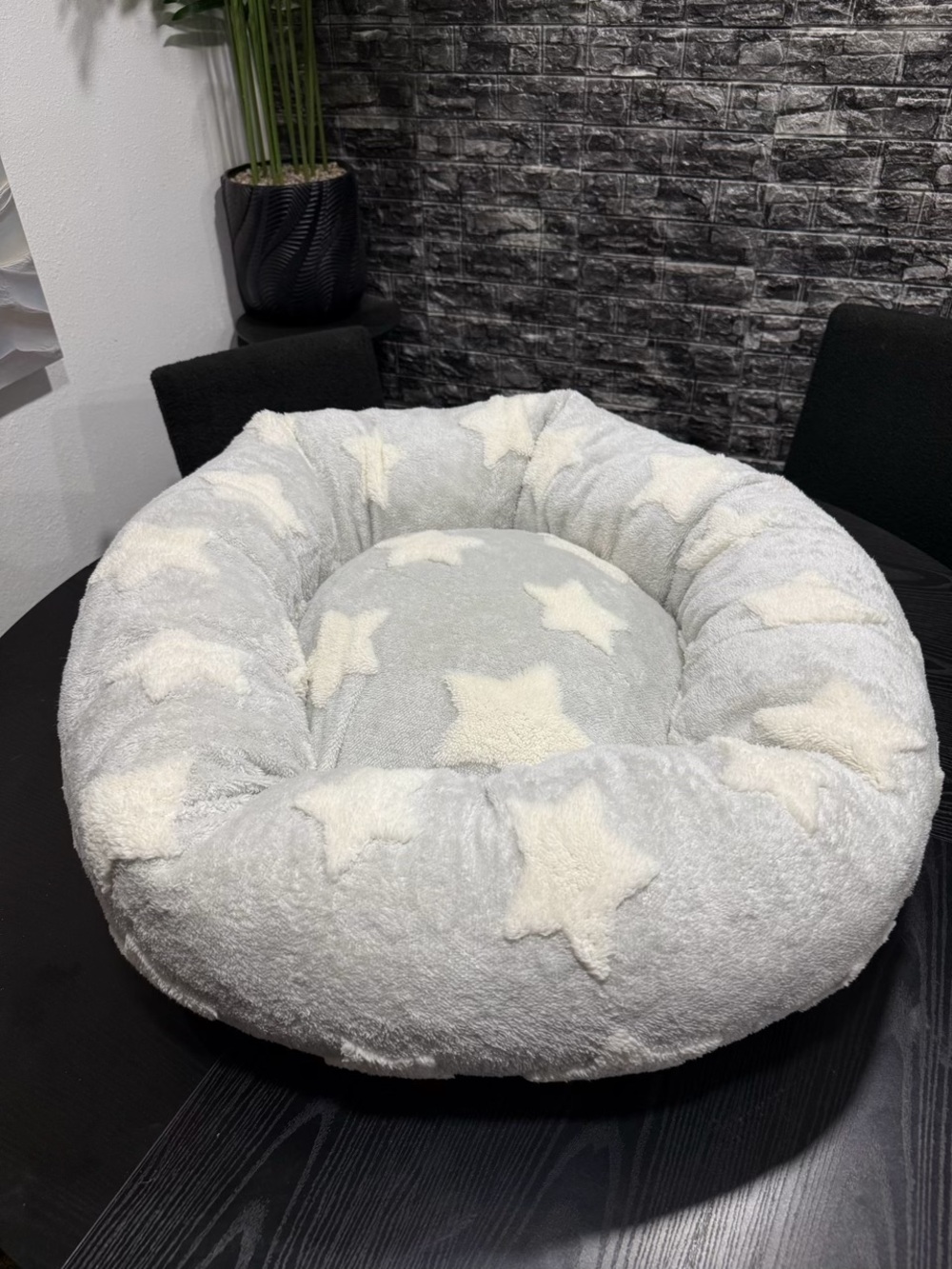 BEDSURE BEAUTIFUL MEDIUM SIZE GREY GALAXY STARS 🌟 🐾 PET BED